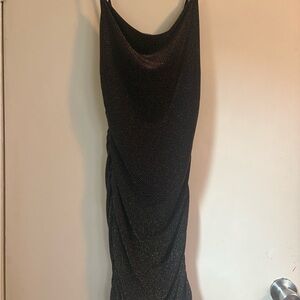 Chic Black Strapless Dress